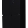Многокамерный холодильник Hyundai CM5005F черное стекло