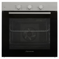 Духовой шкаф Schaub Lorenz SLB EE6308, управления механическое, 7 режимов, эмаль легкой очистки, утапливаемые переключатели, чёрный/ нержавеющая сталь