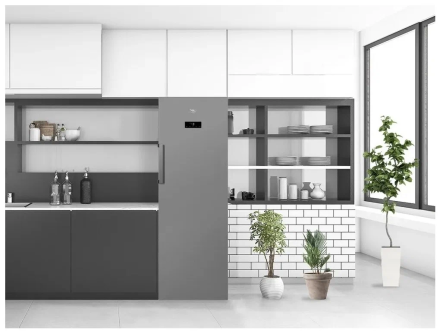 Морозильник Beko FNKR 5290E21S, серебристый