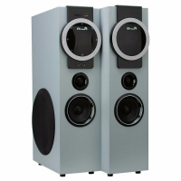 Акустическая система ELTRONIC (20-81) HOME SOUND комплект 2 колонки , серебро