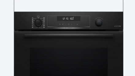 Духовой шкаф электрический Bosch HBG478CB3, Serie 6, чёрный, 71 л, пиролитическая очистка, 30 автоматических программ