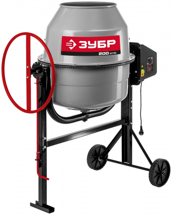 Бетономешалка ЗУБР БМЧ-200