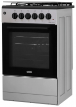 Комбинированная плита ARTEL APETITO 50 10-E серая ГК 50 см газовая с электрической духовкой, полный газ-контроль