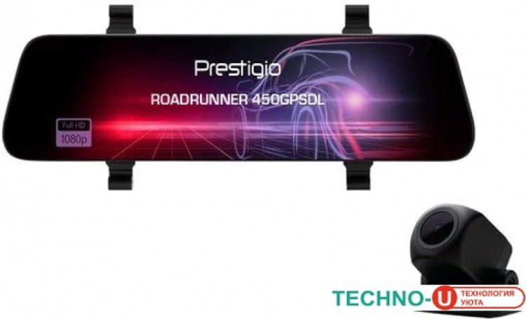 Автомобильный видеорегистратор Prestigio RoadRunner 450GPSDL