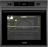 Духовой шкаф Norden NRD 8000 MIX Темная нержавейка, утапливаемые ручки, 72 л, эмаль быстрой очистки