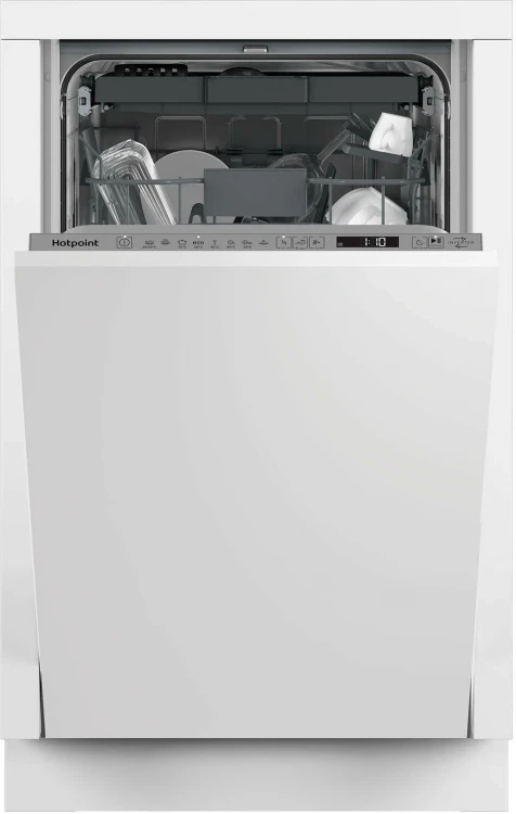 Встраиваемая посудомоечная машина Hotpoint HIS 2D86 D,узкая,сенсорное управление, 8 программ