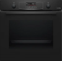 Духовой шкаф электрический Bosch HBG4795B7, Serie 6, чёрный, 71 л, пиролитическая очистка, 14 программ
