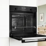 Духовой шкаф электрический Bosch HBG4795B7, Serie 6, чёрный, 71 л, пиролитическая очистка, 14 программ
