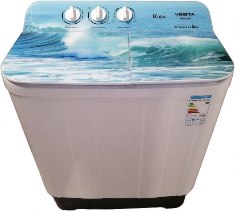 Стиральная машина VESTA WMG50P 5кг Water 02 Ex