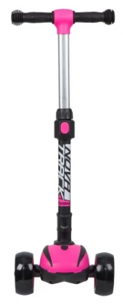 Детский кикборд Novatrack 120CGP.RAINBOW.PN20, розовый 141041