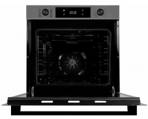 Духовой шкаф Norden NRD 8000 GRG серый, сенсорные, поворотные переключатели, 72 л, 8 режимов, традиционная очистка