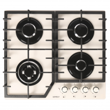 Газовая варочная панель GEFEST ПВГ 2232-01 Р81, 4 конфорки, с газ-контролем, бежевая
