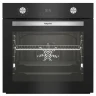 Электрический духовой шкаф Hotpoint FE9 831 JSH BLG, чёрный, 72 л, эмаль легкой очистки, переключатели поворотные/сенсорные, телескопические направляющие