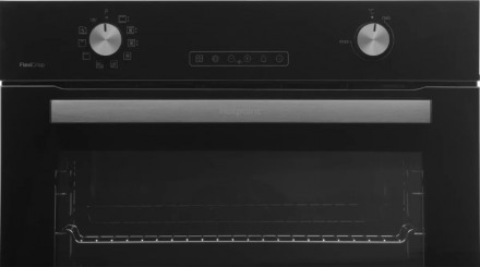 Электрический духовой шкаф Hotpoint FE9 831 JSH BLG, чёрный, 72 л, эмаль легкой очистки, переключатели поворотные/сенсорные, телескопические направляющие