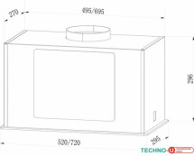Кухонная вытяжка LEX GS Bloc GS 900 (белый)