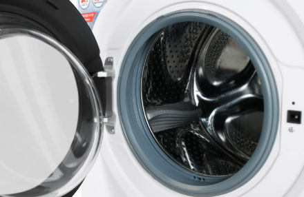 Стиральная машина KRAFT KF-MDS10146W, белая, 10 кг, 1400 об/мин, 15 программ, с паром, инверторная 