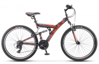 Велосипед STELS Focus MD 26" 21-SP V010*LU088523*LU073825 *18" Чёрный/красный