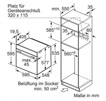 Духовой шкаф Bosch HMG8764C1 черный, Serie 8, пиролитическая очистка, 13 режимов, с СВЧ, телескопические направляющие