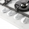 Газовая варочная панель GEFEST ПВГ 2401-01 К12, 4 конфорки, с газ-контролем, черный