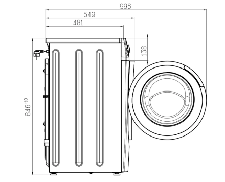 Стиральная машина ATLANT CMA-80С1214-С-01, белая 8 кг, отжим 1200 об/мин, класс A+++, 18 программ