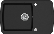 Кухонная мойка Aquasanita Lira SQL101AW (black metallic 601)