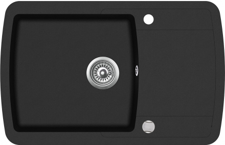 Кухонная мойка Aquasanita Lira SQL101AW (black metallic 601)