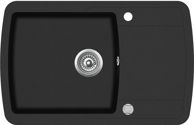 Кухонная мойка Aquasanita Lira SQL101AW (black metallic 601)