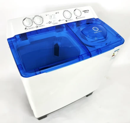 Стиральная машина Vesta WMC100P, синий, 10 кг, с вертикальной загрузкой 