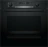 Электрический духовой шкаф Bosch HRA578BB0S Serie 6, чёрный, 71 л, пиролитическая очистка, 10 режимов, с паром 
