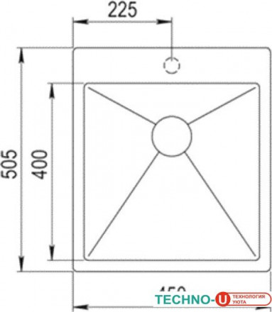 Кухонная мойка ZorG ZRN 5045