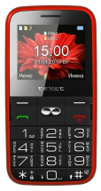 Телефон teXet TM-B227, 2 SIM, красный