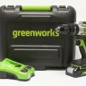 Дрель-шуруповерт аккумуляторная Greenworks GD24DD60 3704107UA