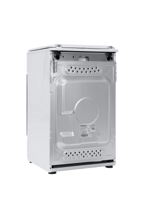 Газовая плита KRAFT KF-FSK5301 GW белый, газ-контроль духового шкафа, механическое управление, 4 конфорки, 58л