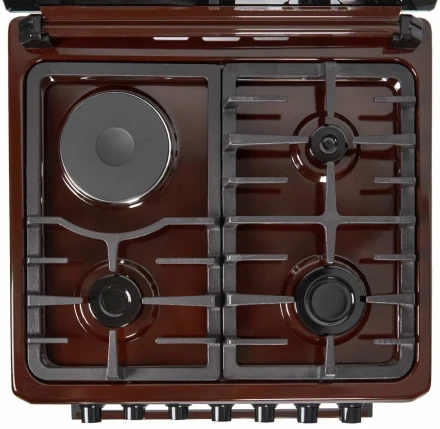 Комбинированная плита IDEAL L 405 коричневая