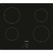 Индукционная варочная панель Bosch PUG611AA5E, черный, 4 конфорки,  Serie 2, управление сенсорное