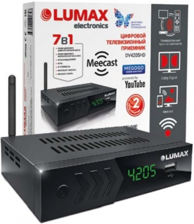 Приемник цифрового ТВ Lumax DV4205HD