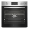 Электрический духовой шкаф Indesit IFSE 3841 J IX, нержавеющая сталь, 72 л, утапливаемые переключатели, 9 режимов 