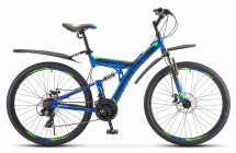 Велосипед STELS Focus MD 27.5&quot; 21-SP V010*LU089832*LU083835 *19&quot; Синий/неоновый зелёный
