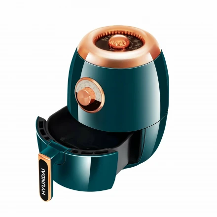 Аэрогриль Hyundai HYF-3553 корзина на 3,5 л и мощность 1500Вт, установка температуры 80-200С и таймер до 30мин