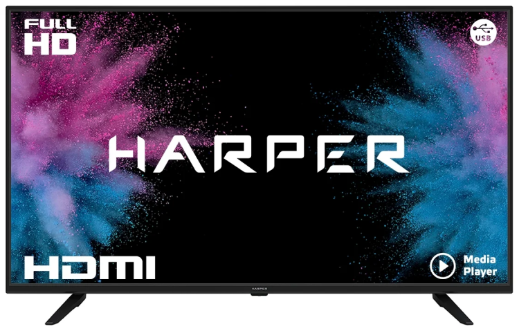 42" Телевизор HARPER 42F660T 2017 LED, черный