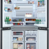 Холодильник (Side-by-Side) Sharp SJEX93PBE, 556 л, внешнее покрытие-металл, размораживание - No Frost, дисплей, 89.2 см х 172 см х 77 см