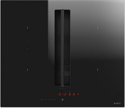 Индукционная варочная панель Elica NIKOLATESLA FIT BL/A/60, наличие вытяжки, поддержание тепла, распознавание наличия посуды