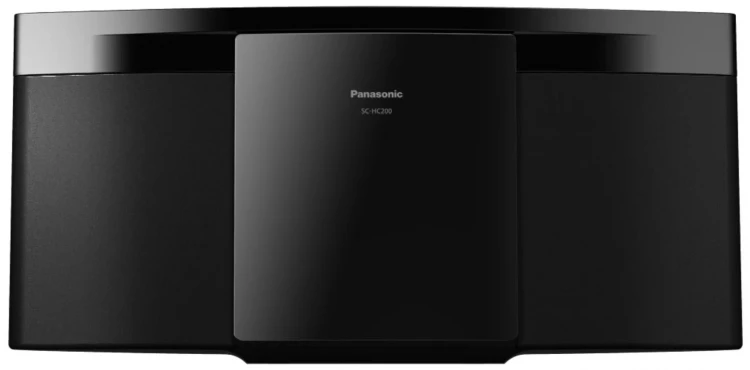 Микросистема Panasonic SC-HC200EE-K, черный, эквалайзер, громкость воспроизведения
