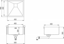 Кухонная мойка Aquasanita Dera DER100XW