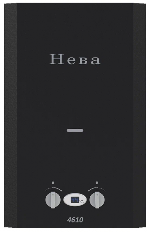 Проточный газовый водонагреватель Neva 4610 (31806), матовый черный
