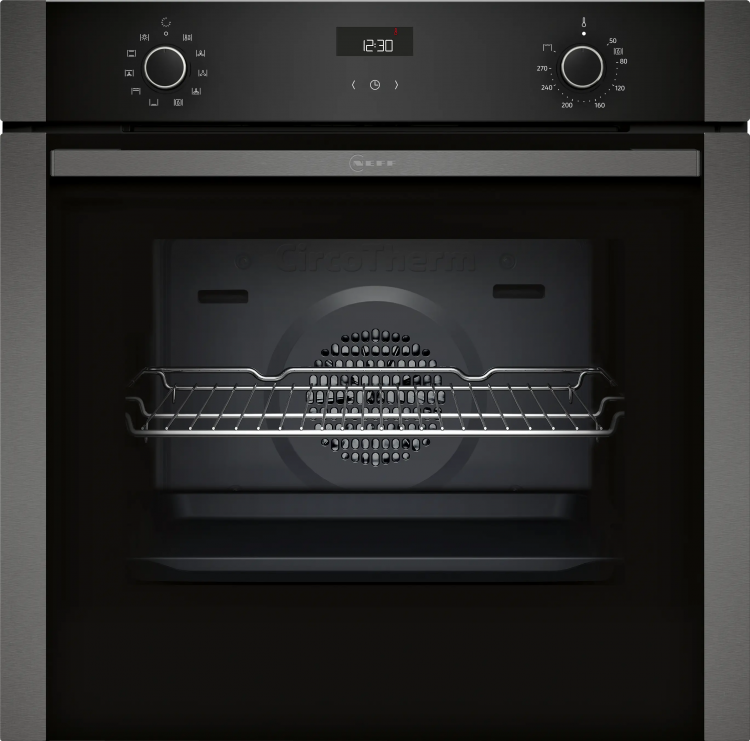 Духовой шкаф электрический Neff B1ACE2AG3, графитово-серый