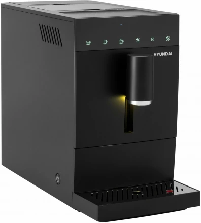 Кофемашина Hyundai HAM-4402, черный, зерновой кофе, 20 Бар, 1350 Вт, 5 степеней помола