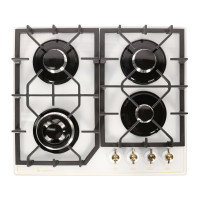 Газовая варочная поверхность GEFEST ПВГ 2232-01 К82, материал рабочей поверхности стекло, газ-контроль конфорок