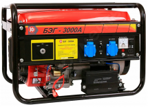 Бензиновый генератор КАЛИБР БЭГ-3000А, (2700 Вт)