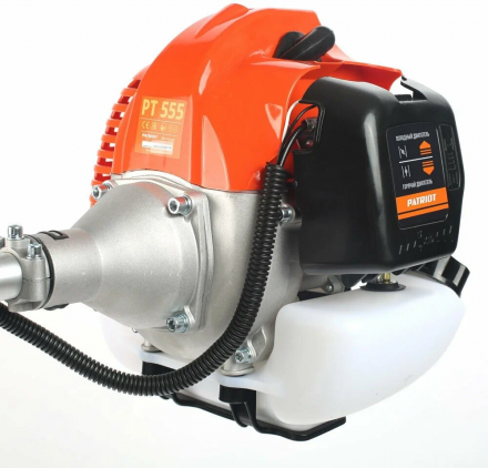 Триммер бензиновый Patriot PT 555 1+1 3л. с, 2.21квт, 52см/куб неразборная штанга (250106230)